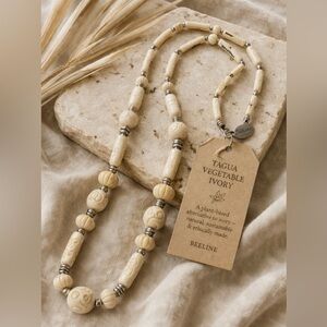 Ivory Tagua Necklace
